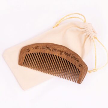 Natural Wood Labour Comb