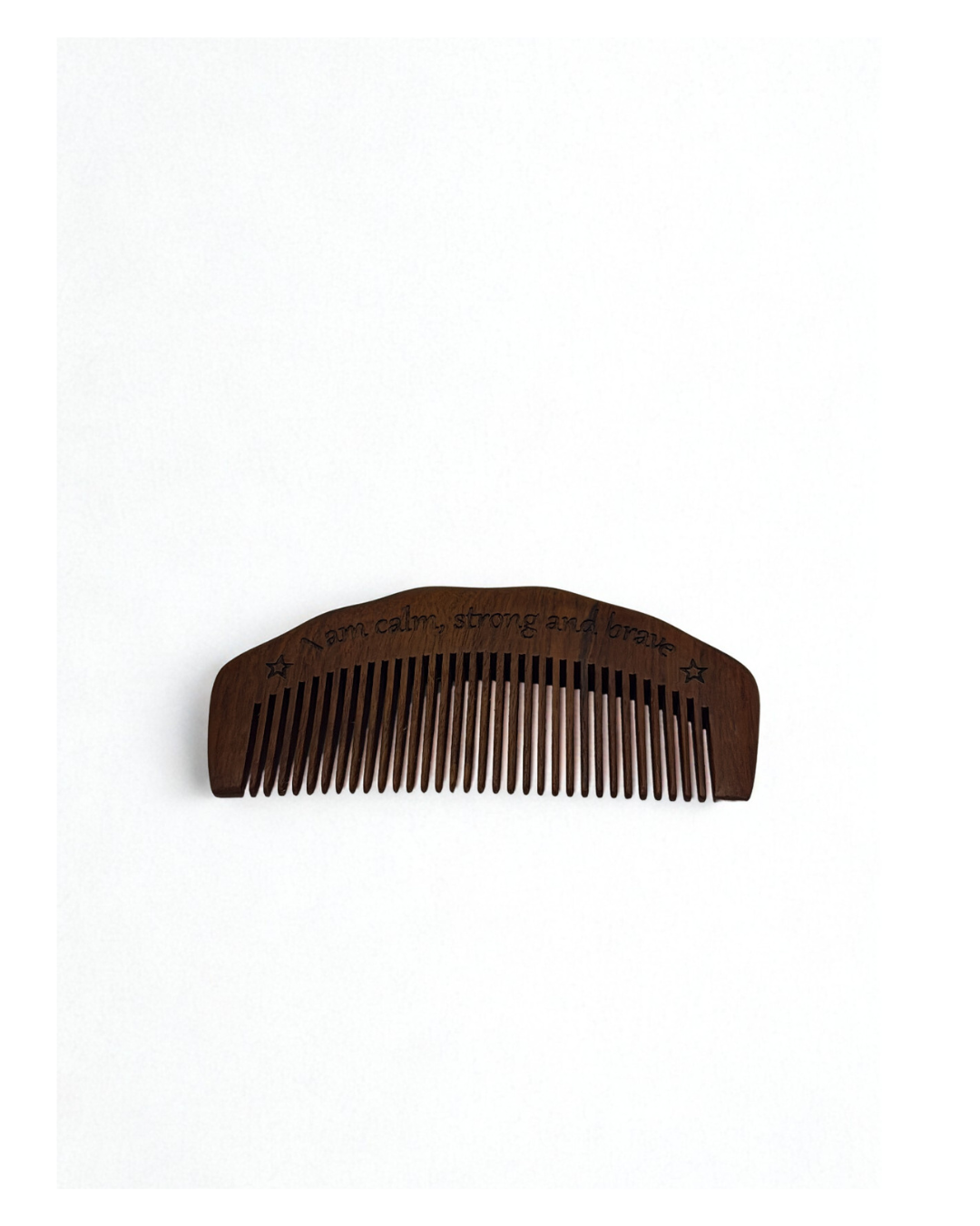 Natural Wood Labour Comb - Image 2